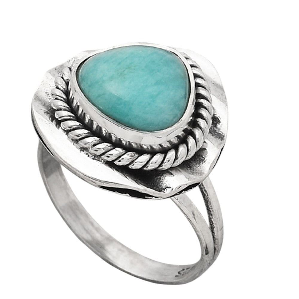 Natural Paraiba Amazonite Ring size-7 R-1212 SDR245511-1