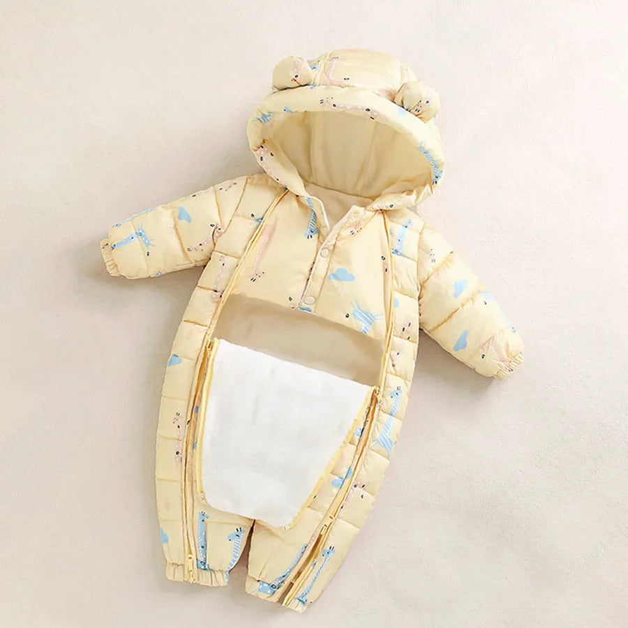 Breathable thermal suit with multi-variant double zip