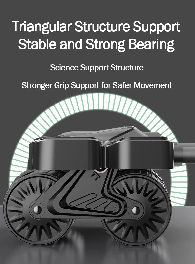 NNEOBA Four-Wheel Abdominal Roller with Elbow Support
