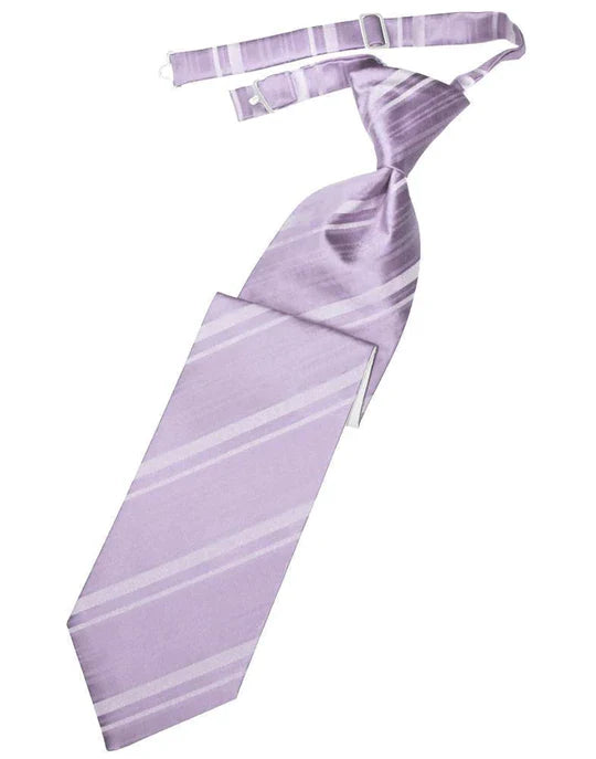 Striped Satin Kids Necktie