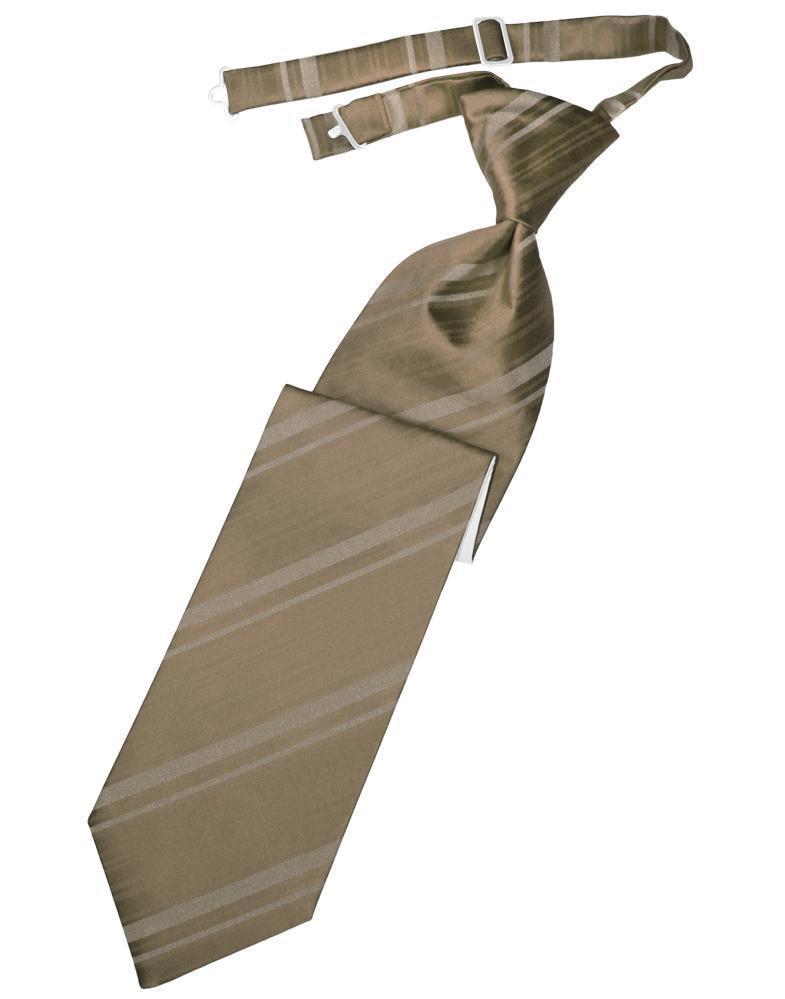 Striped Satin Kids Necktie