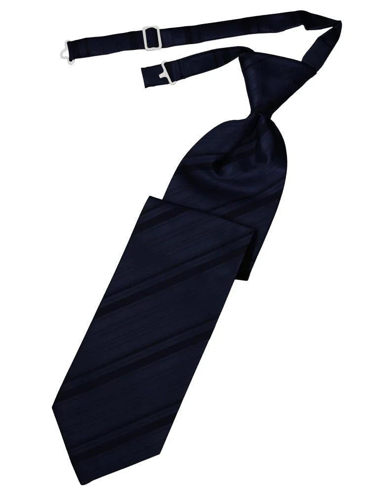 Striped Satin Kids Necktie