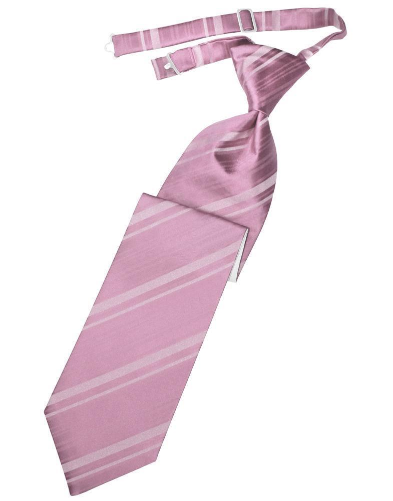 Striped Satin Kids Necktie
