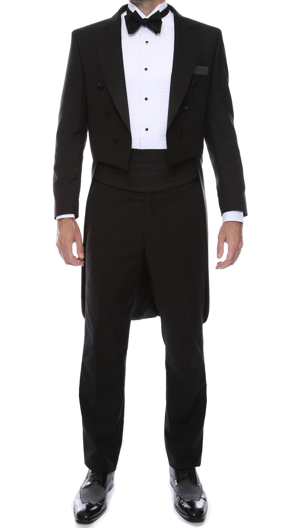 Premium Regular Fit Black Tail Tuxedo
