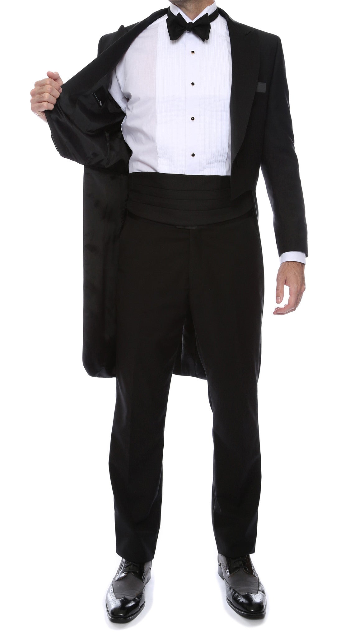 Premium Regular Fit Black Tail Tuxedo