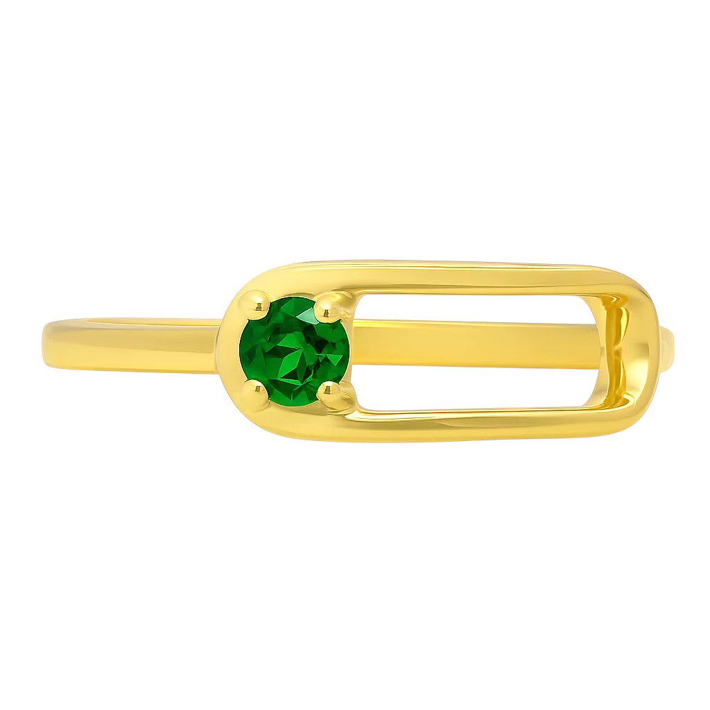18K Gold Plated Garnet & Tourmaline Ring | Wholesale TGR1060 RM-1783