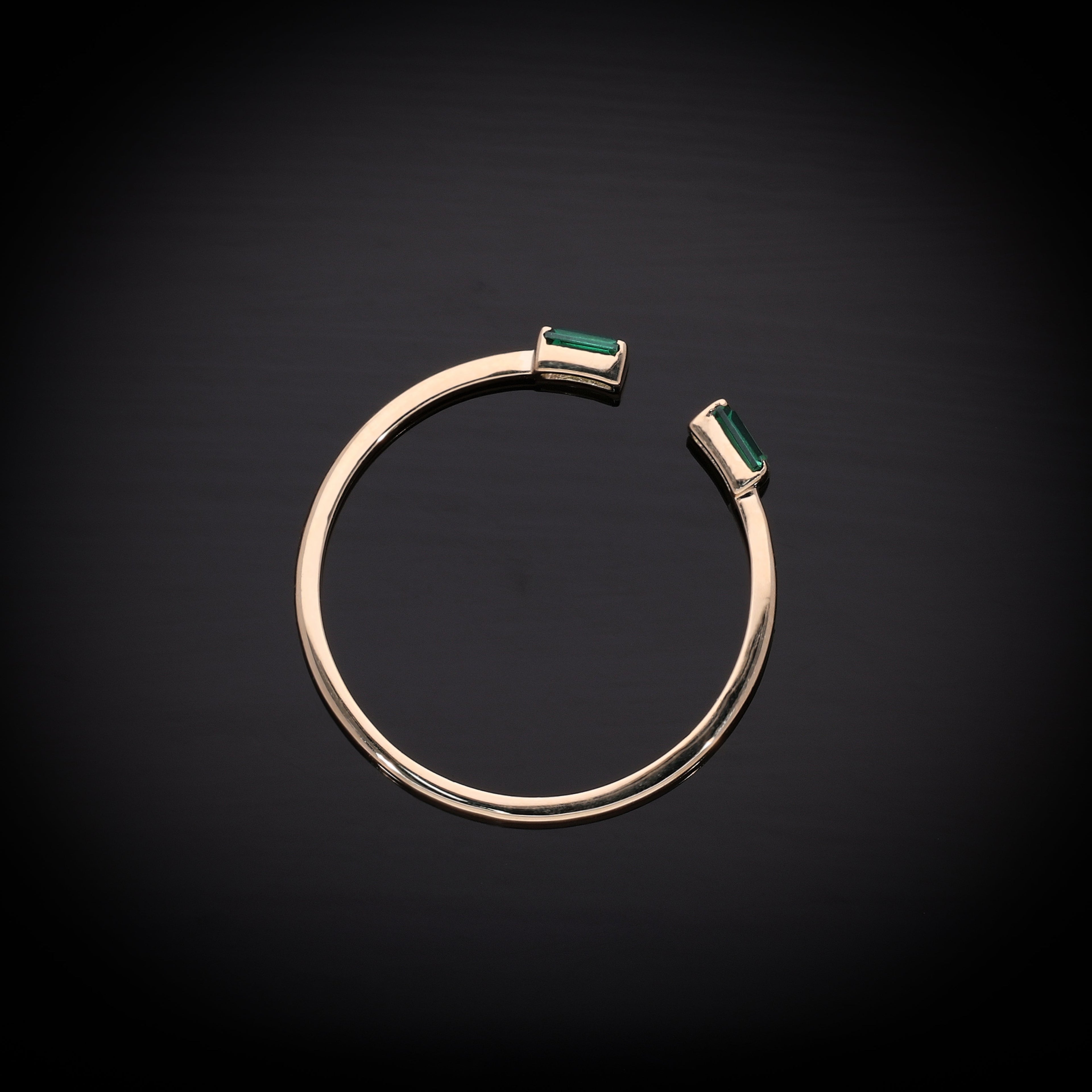 Emerald Gap Ring
