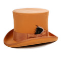 Premium Orange Wool Top Hat