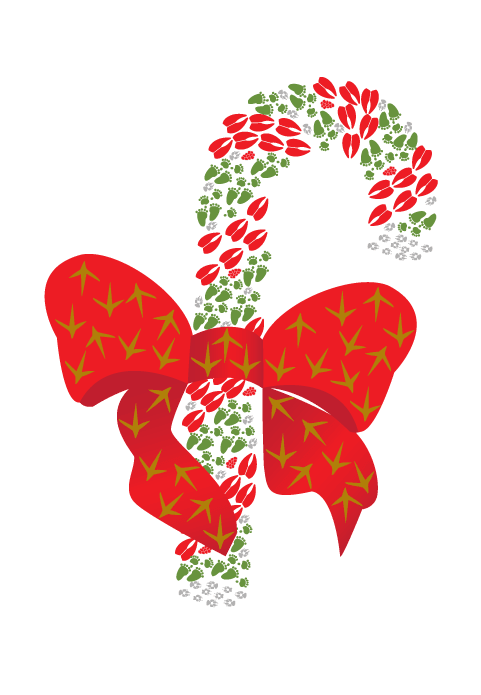 Candy Cane Christmas Cards