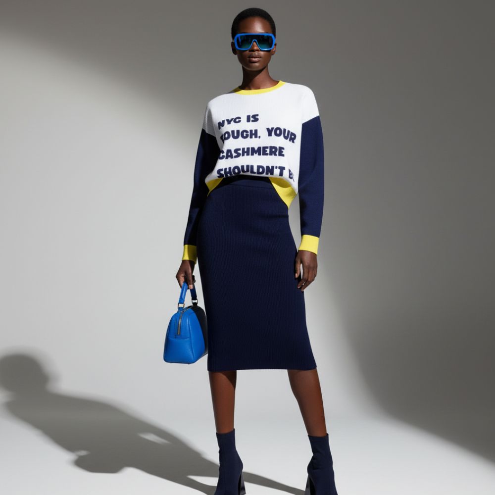 UPPER EAST SIDE Cashmere Sweater BYMANYC® New York-1