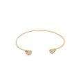Heart Wrist Cuff Bangle (B53)