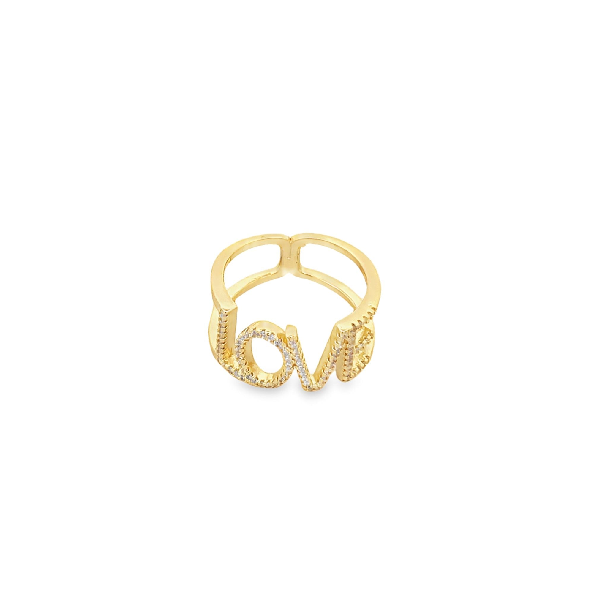 CZ LOVE Ring (D18)