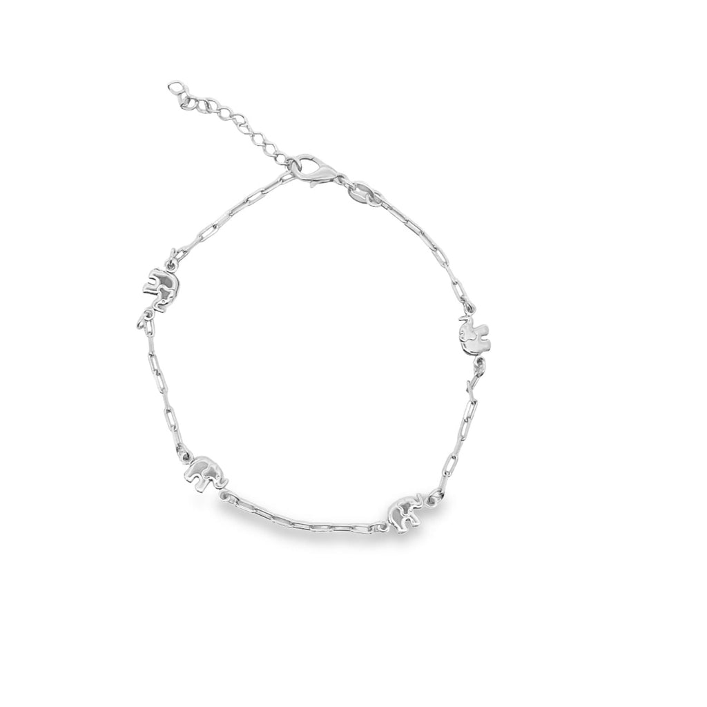 Elephant Charm Anklet (E135)