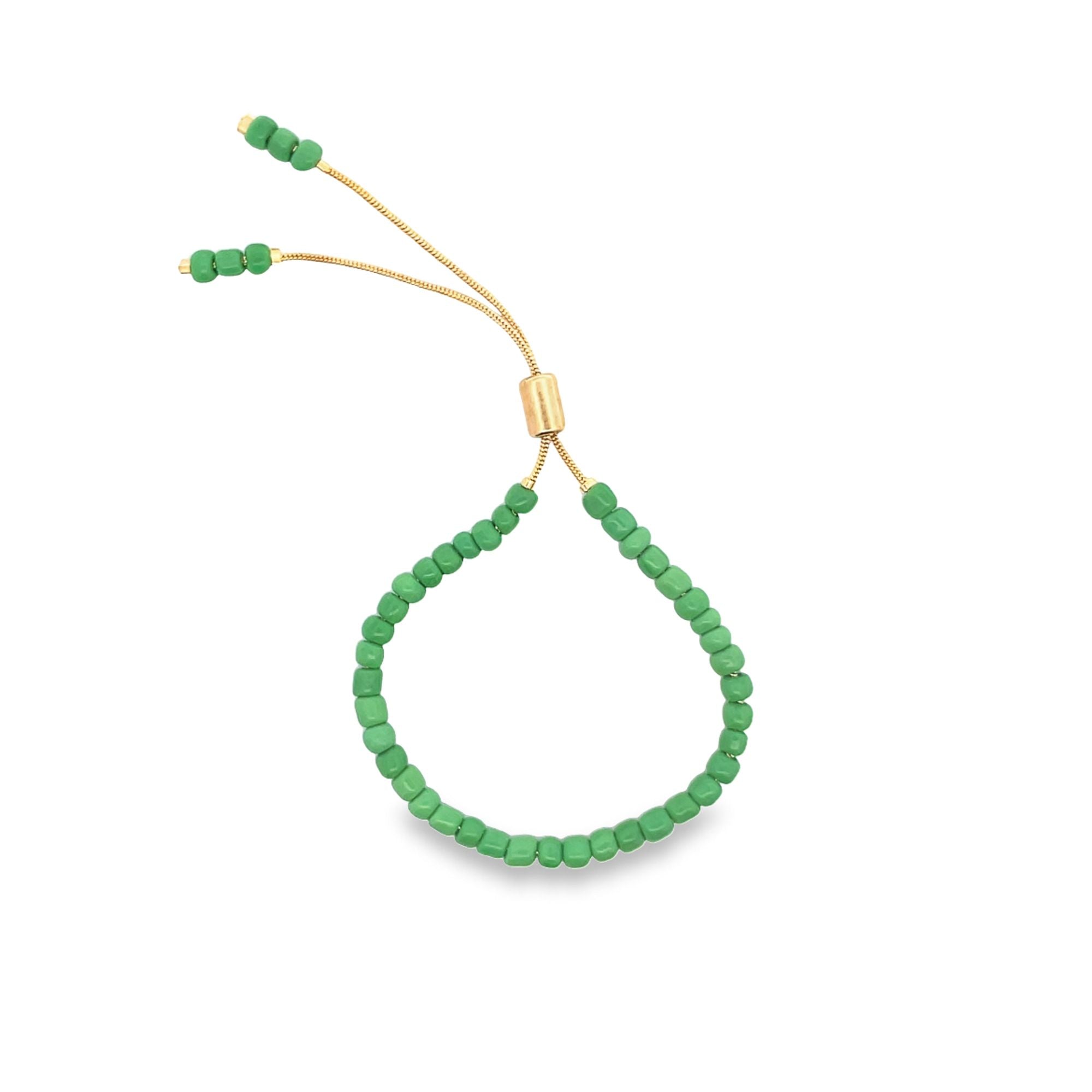 Adjustable Bracelet With Colorful Beads (I454)