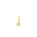 Small Money Sign Bag With CZ Stones Pendant
