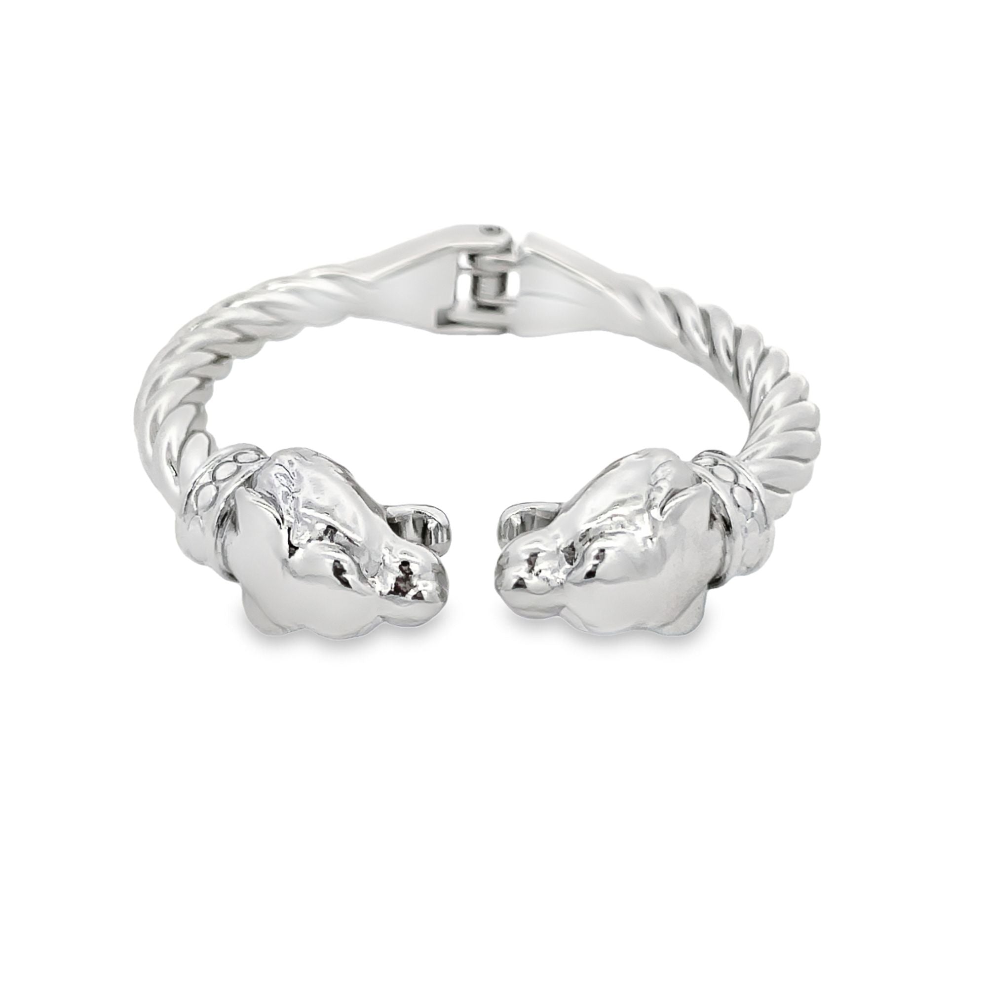 Lion Head Spring Bangle Bracelet (B31)