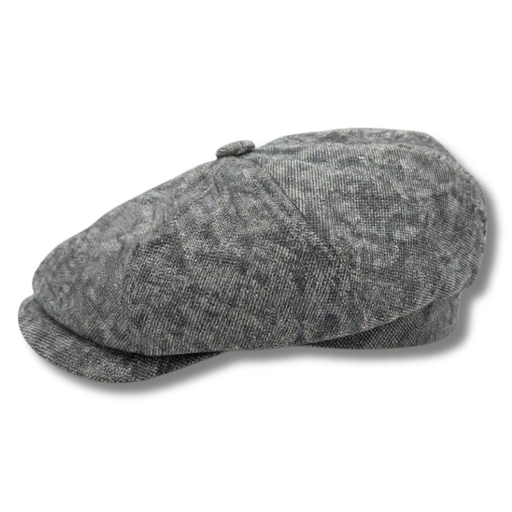 Classic Premium Wool Grey Newsboy Hat-1