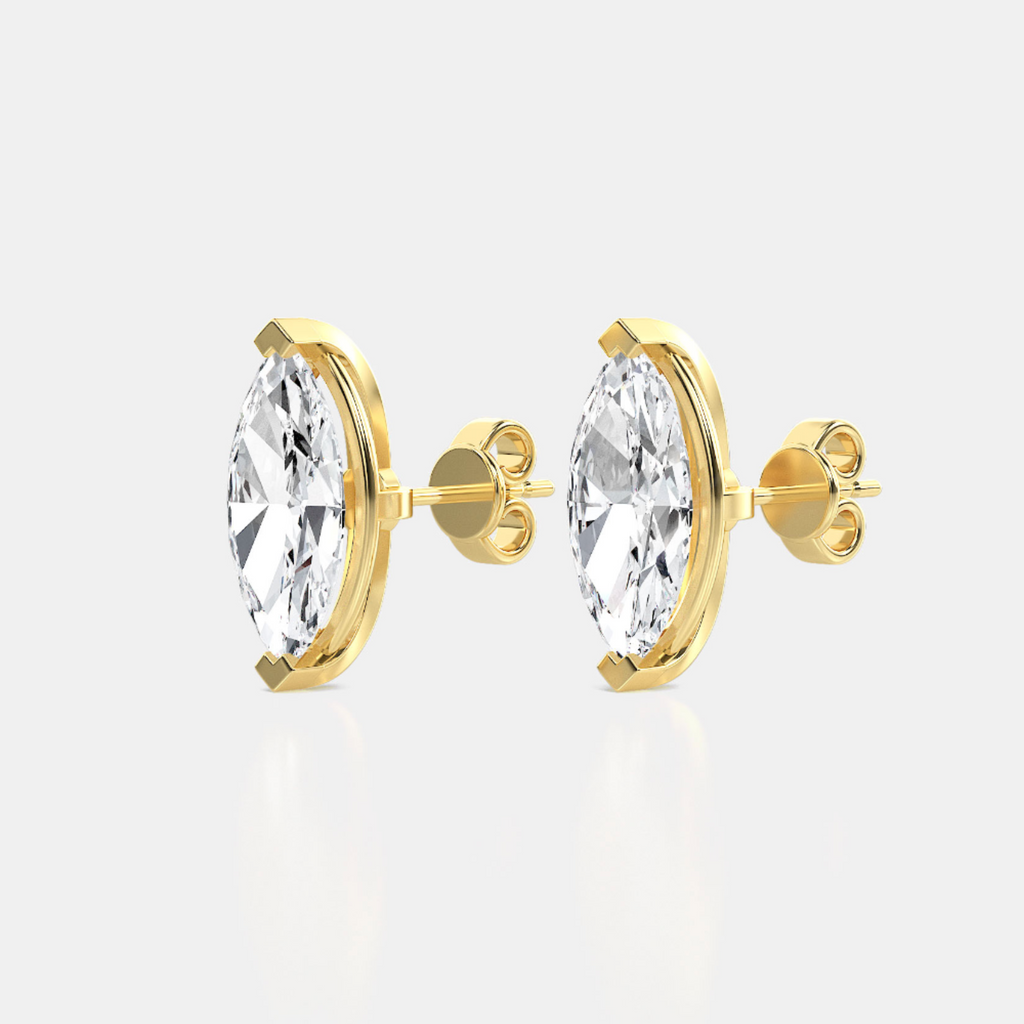 Marquise Stud Earrings
