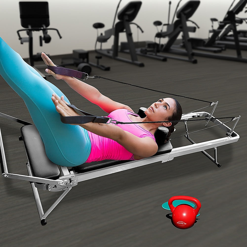 NNEDSZ Pilates Reformer Machine Foldable Gym