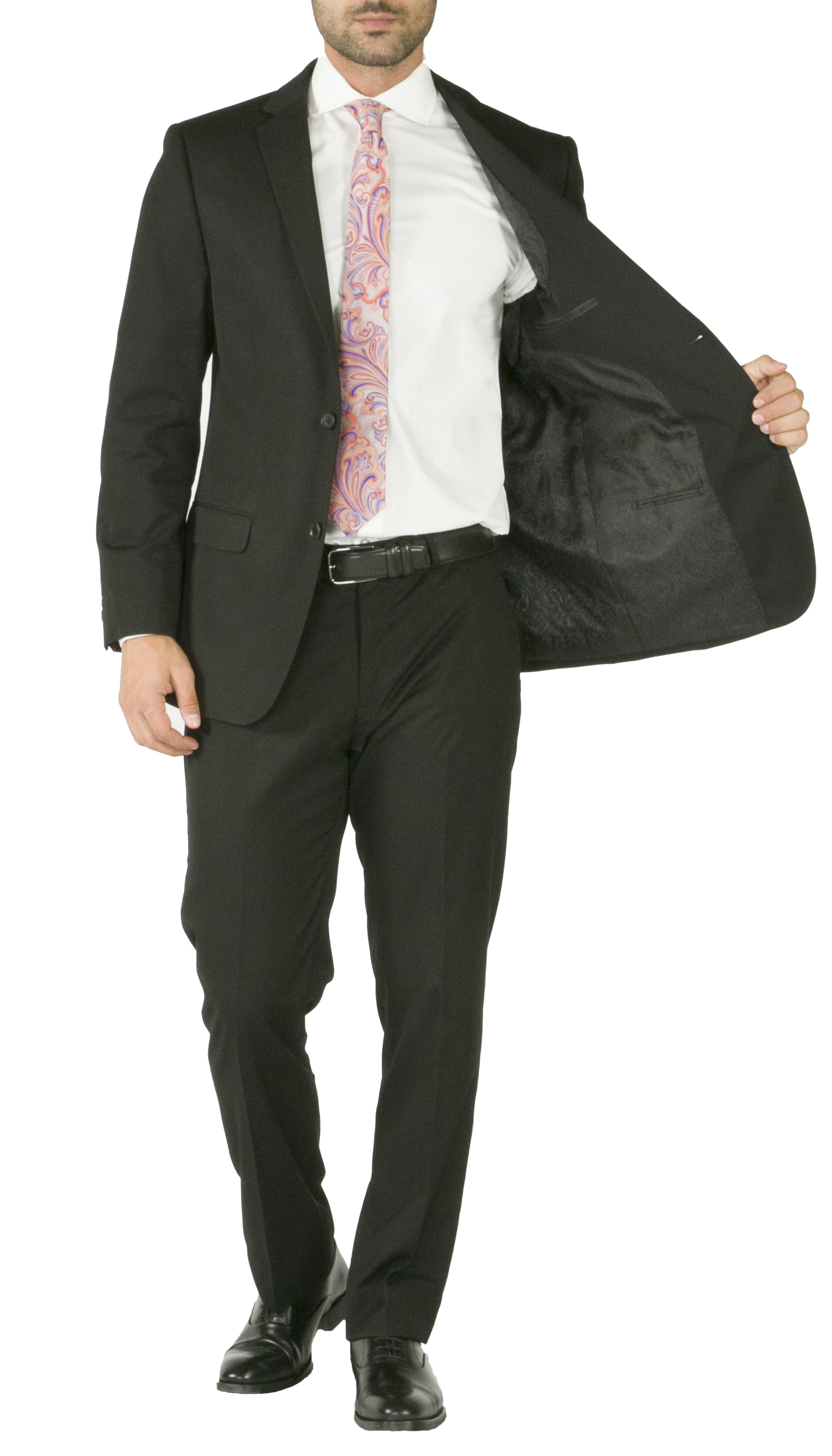 Windsor Black Slim Fit 2pc Suit