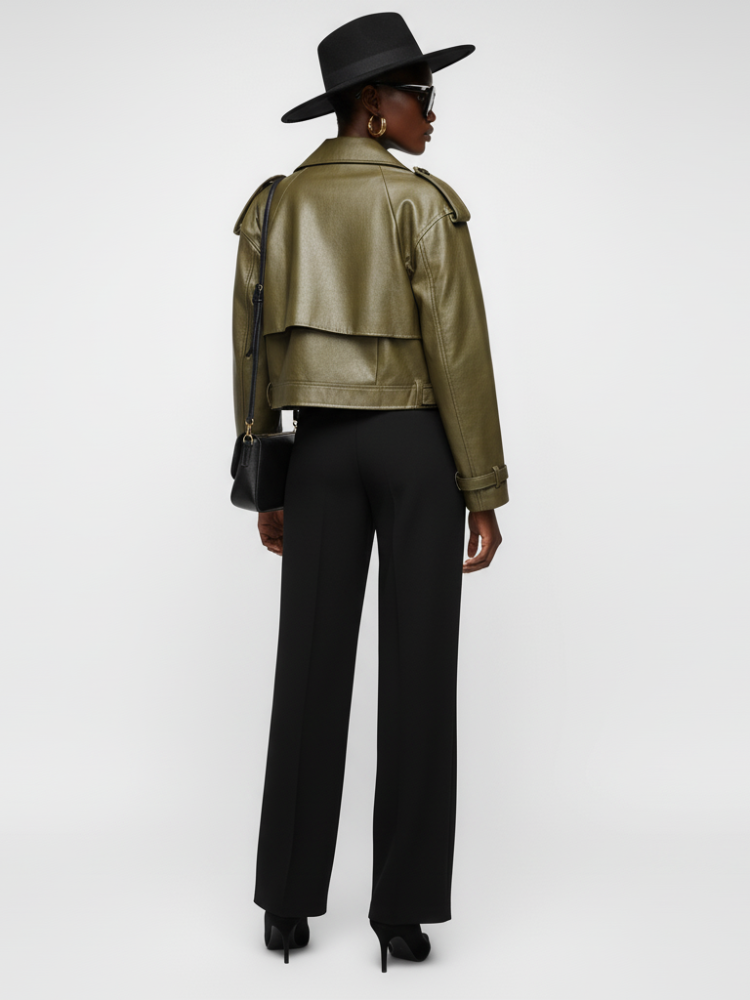 Women's Biker Jacket GREENWICH VILLAGE ECO FASHION BYMANYC ® New York-1