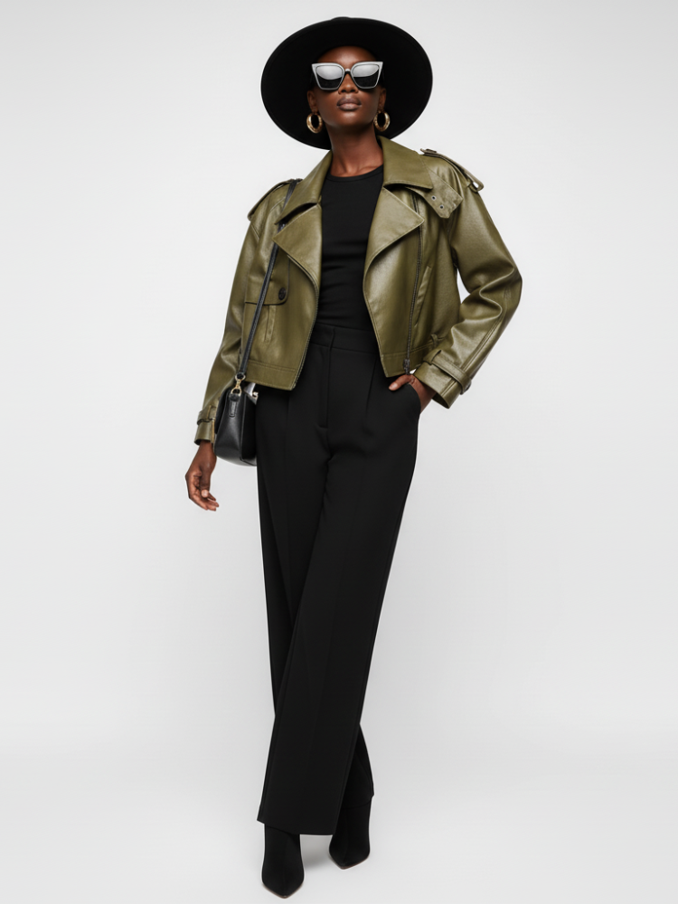 Women's Biker Jacket GREENWICH VILLAGE ECO FASHION BYMANYC ® New York-2