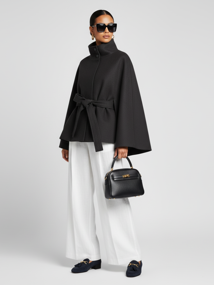 Women's Cape Jacket GRAMERCY PARK ECO FASHION BYMANYC ® New York-0