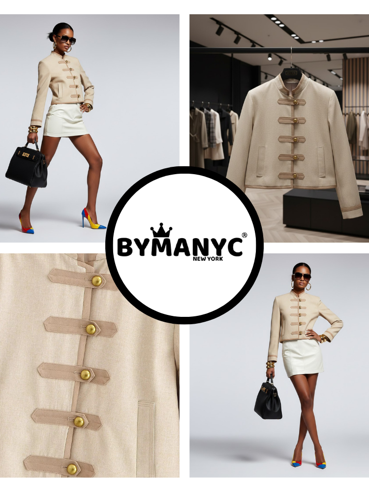 Women's Eco Jacket GRAND CENTRAL NYFW New Collection BYMANYC ® New York-2