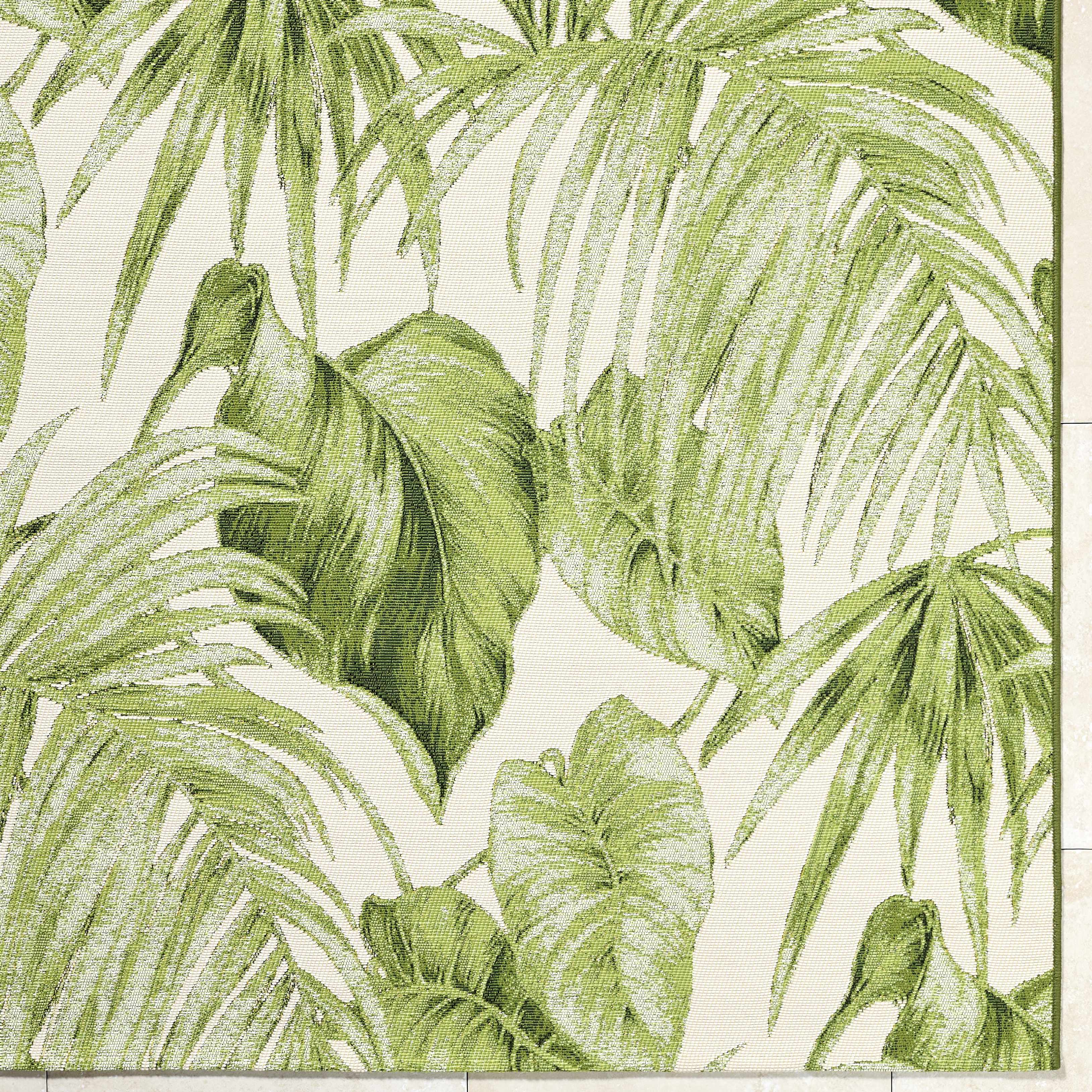 Amirah Green Area Rug