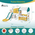 Nine In One Toddler Sliding Playground OutdoorPlayset