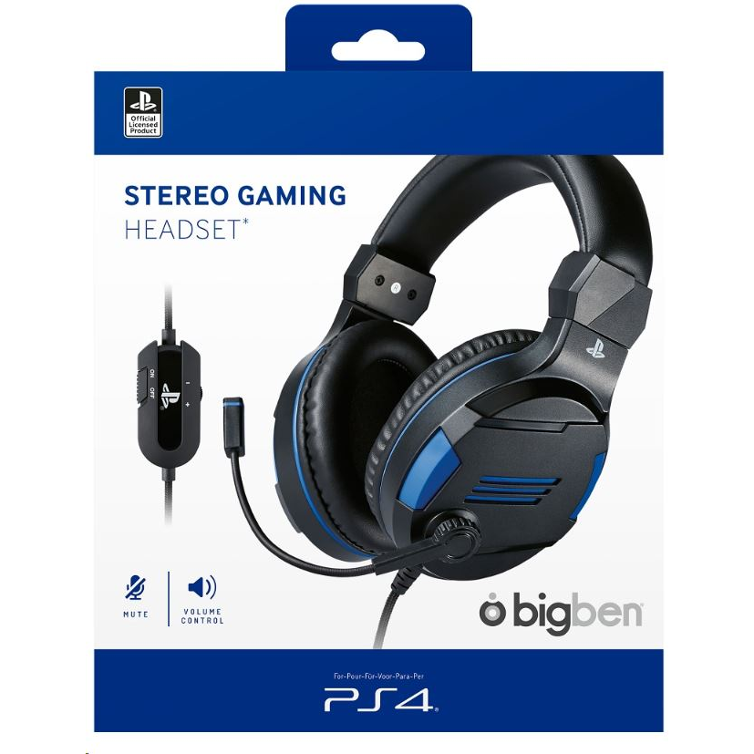 Nacon Stereo Gaming Headset V3 fekete PS4/PC