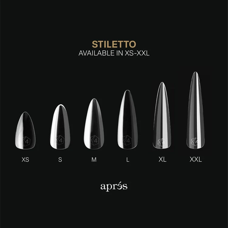 Apres - Gel-X Sculpted Stiletto Medium Box of Tips 2.0, 600pcs