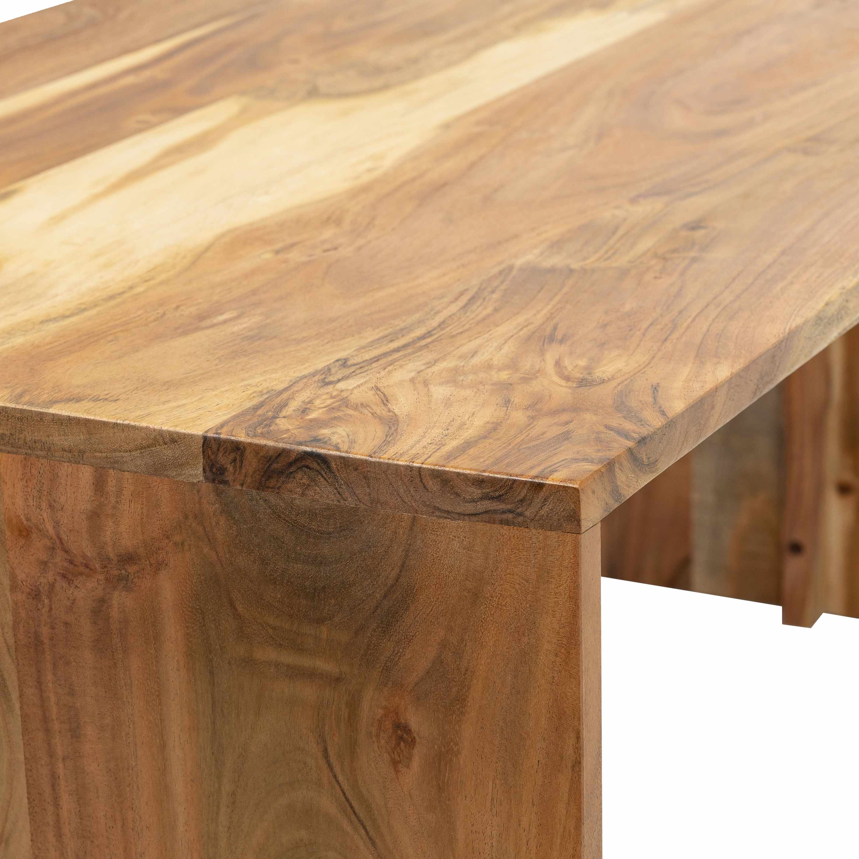 Atabayan Rectangle Wooden Coffee Table