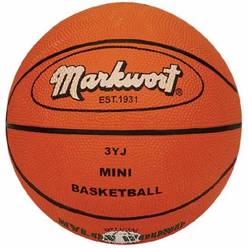 Markwort Mini Rubber Basketball-0