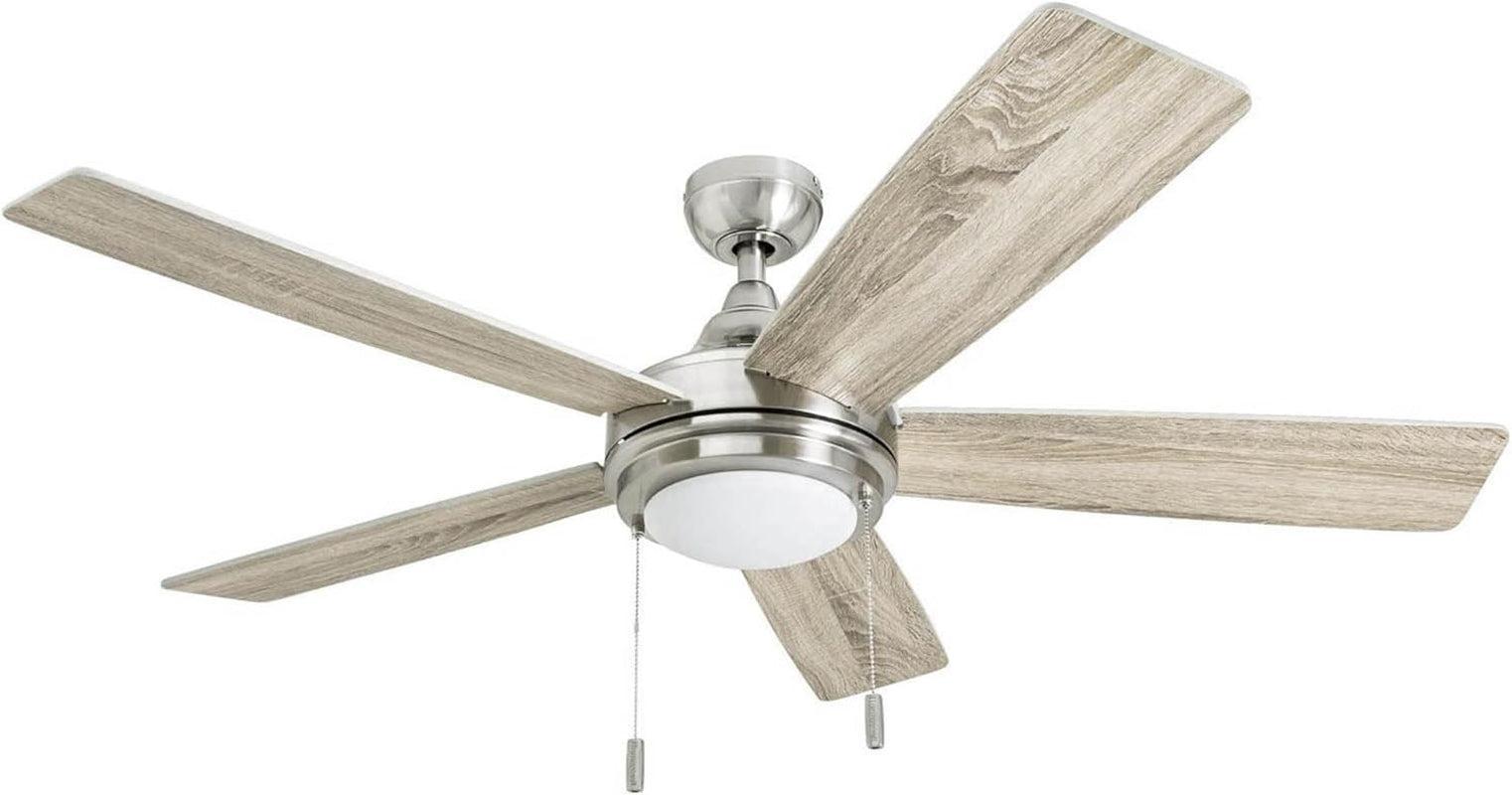 Ventnor 52 Inch Indoor Ceiling Fan LED Light For Rooms-0