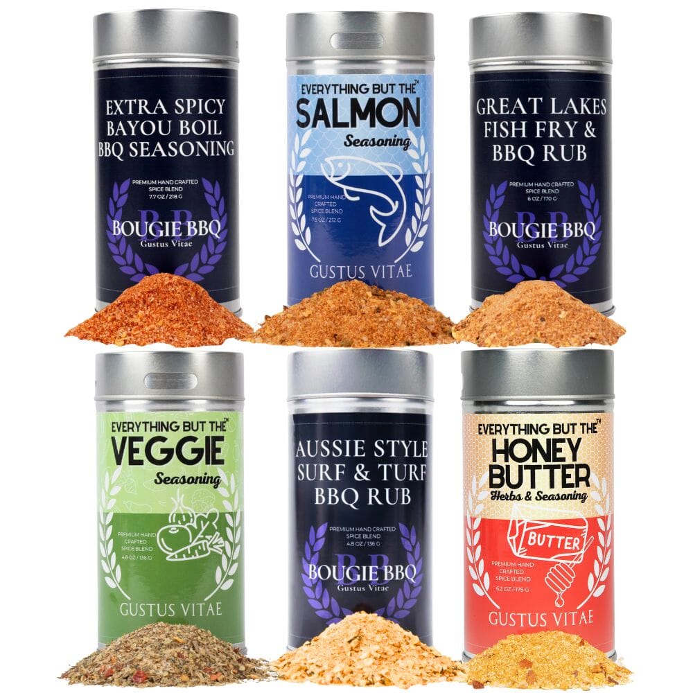 Best for Seafood Seasonings | Set of 6 XL Tins