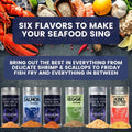 Best for Seafood Seasonings | Set of 6 XL Tins