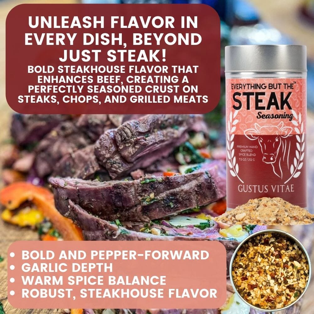 Best for Steak & Beef Seasonings | Set of 6 XL Tins