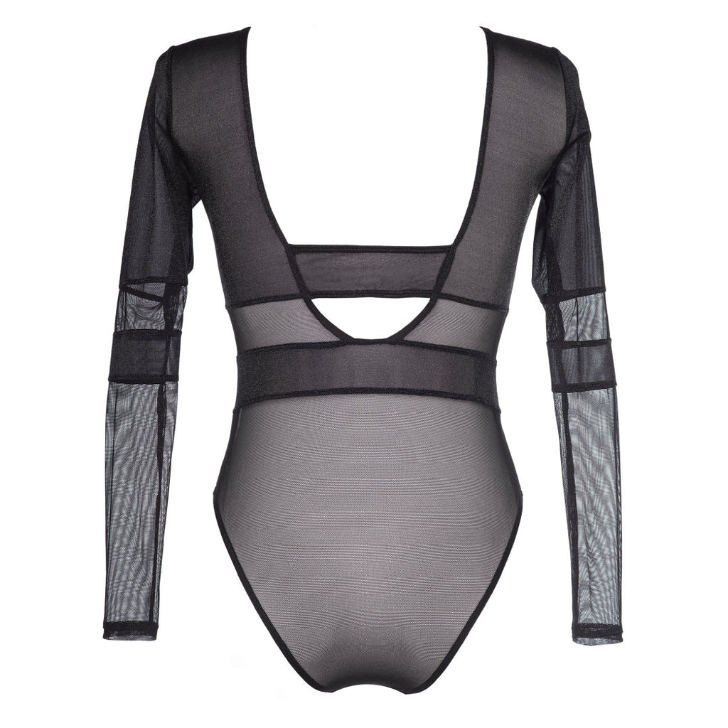 Axami Miami Vibe Sheer Shimmer Mesh Teddy-3