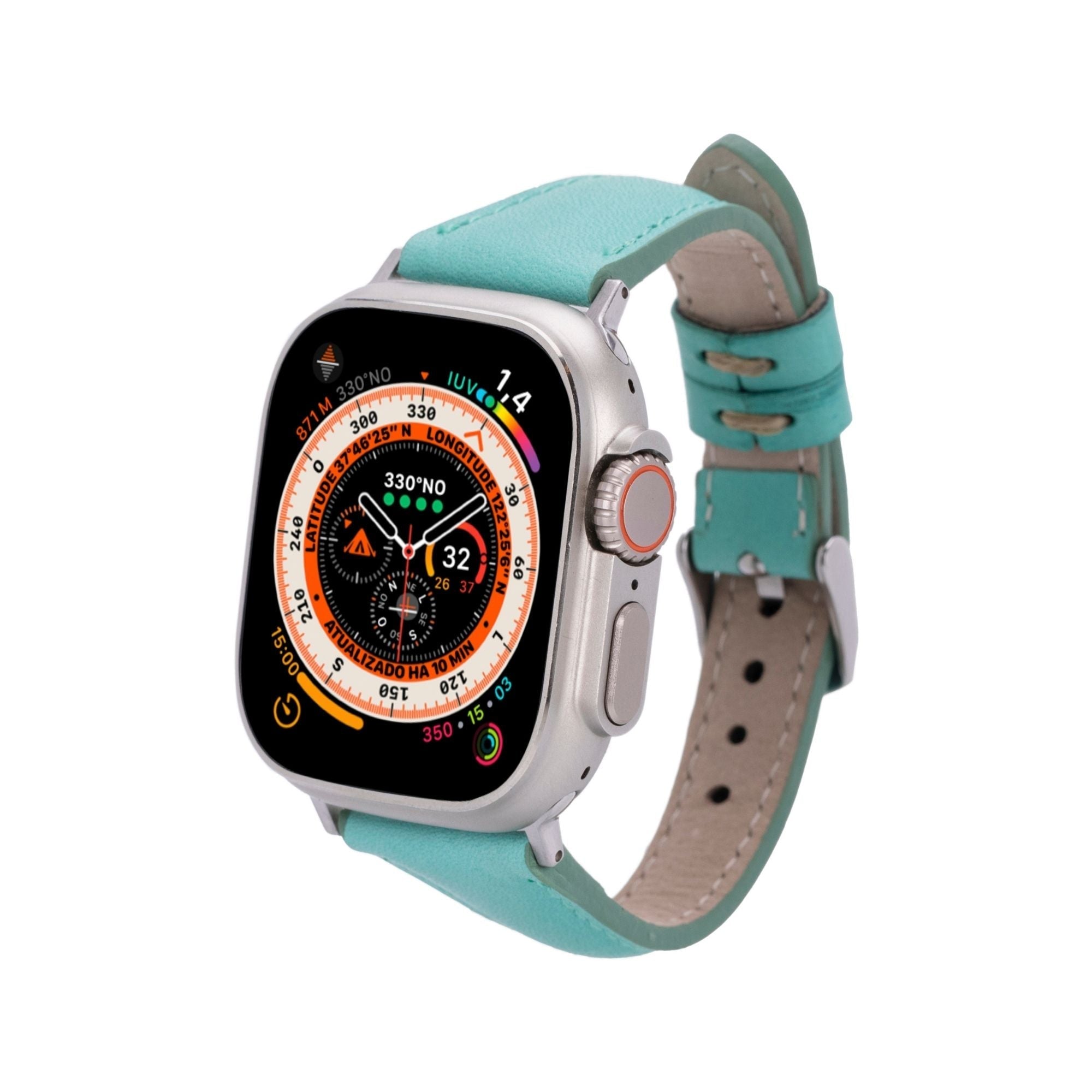 Buford Slim Leather Bands for Apple Watch 9, Ultra 2 & SE