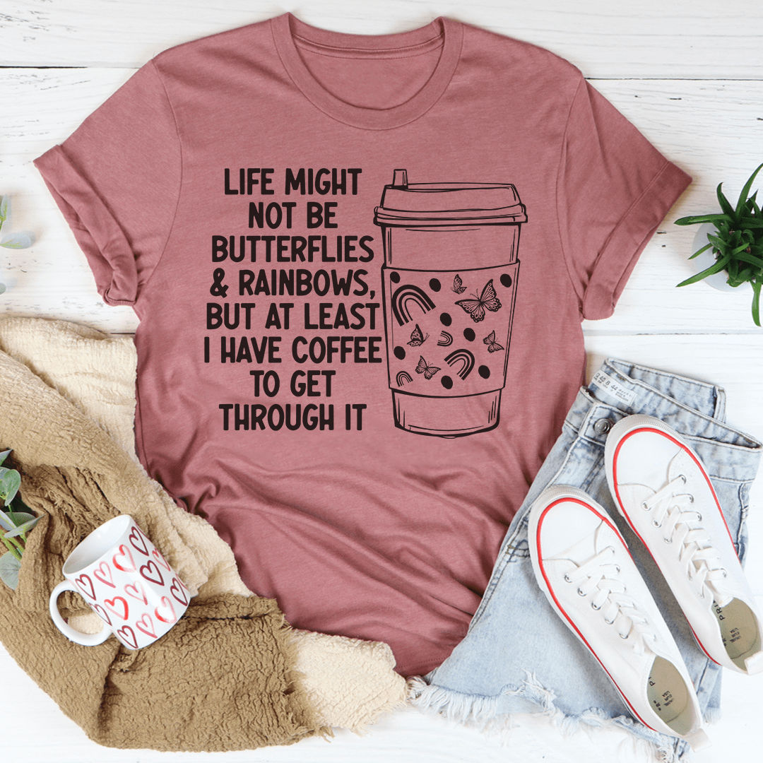 Butterflies And Rainbows T-Shirt-3