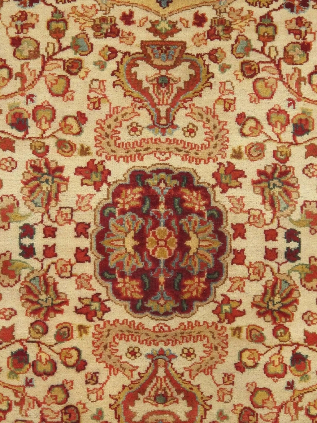 Canvello Agra Hand-Knotted Lamb's Wool Area Rug- 10' X 10'4"