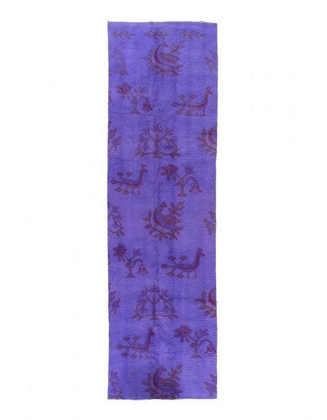 Canvello Fine Hand Knotted overdye runner 3'1'' X 10'6''