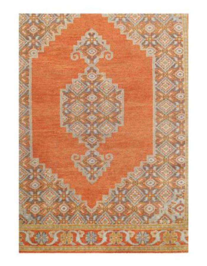 Canvello Fine Hand Knotted Silkroad Sultanabd design Rug - 8' X 9'9''