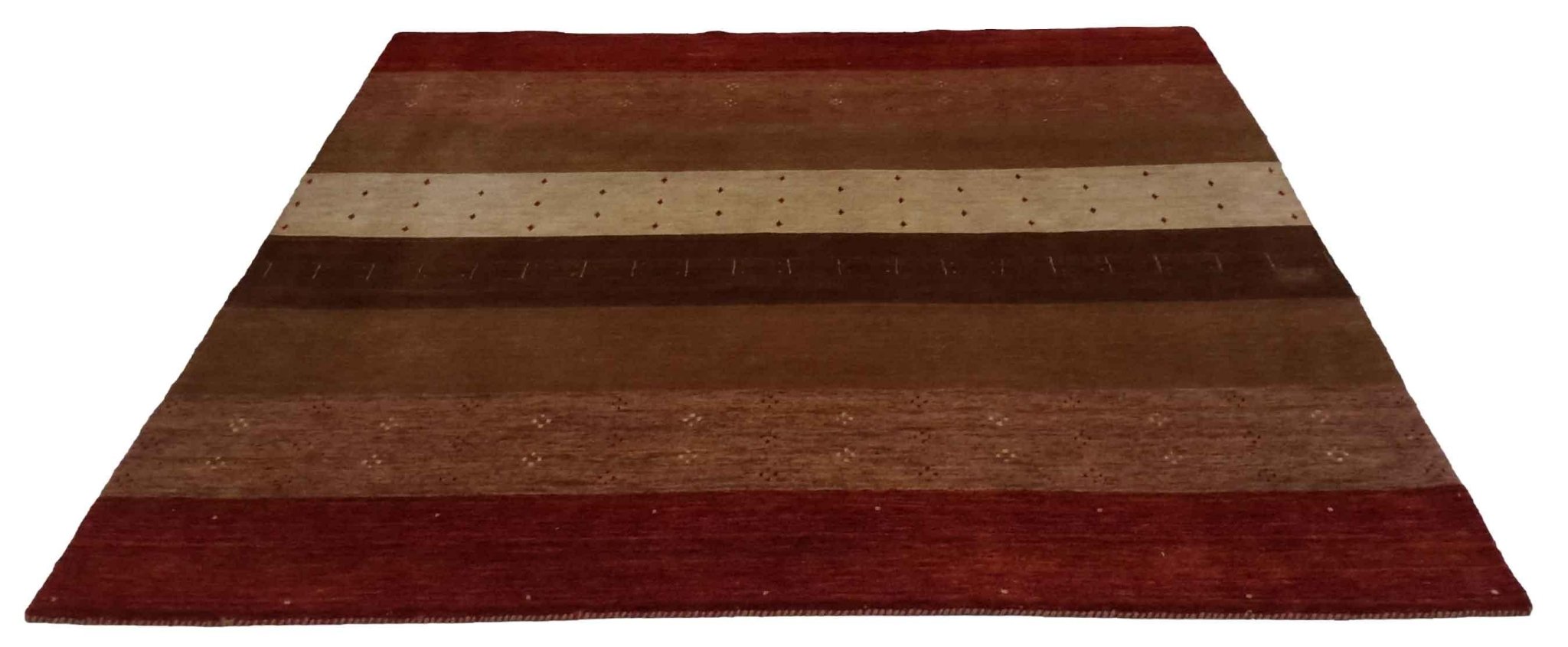 Canvello Hand Loom Modern All Over Indo Gabbeh Rug - 6'6'' X 7'10''