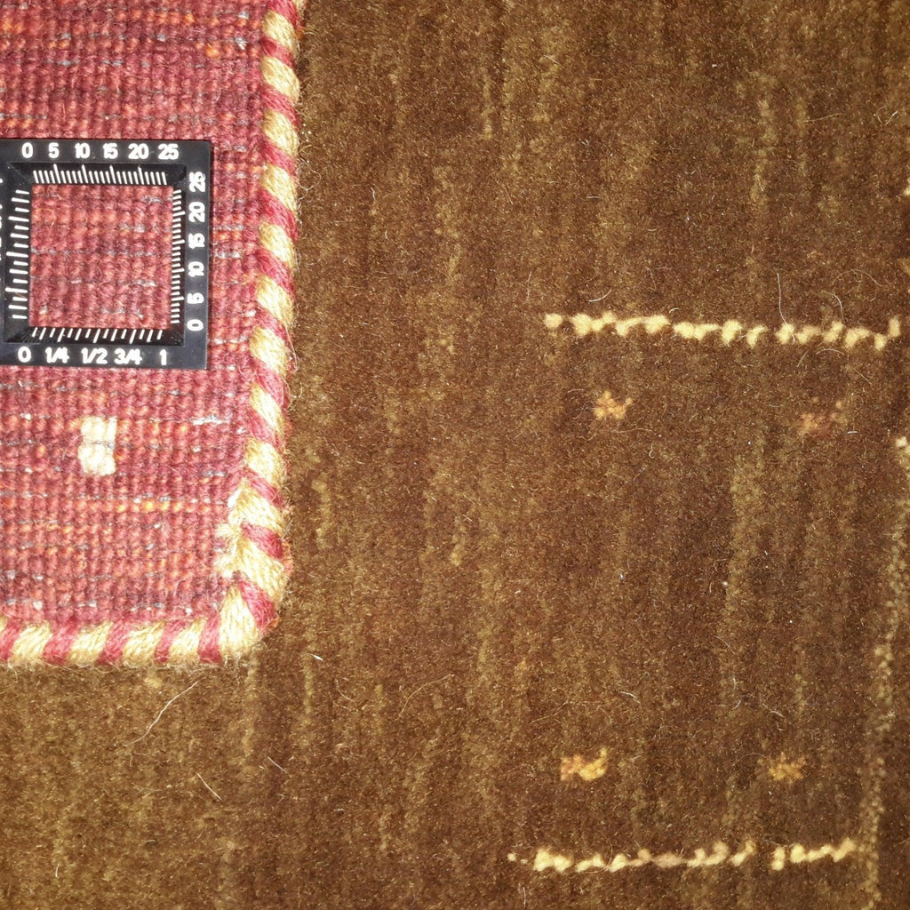 Canvello Hand Loom Modern All Over Indo Gabbeh Rug - 6'6'' X 7'10''