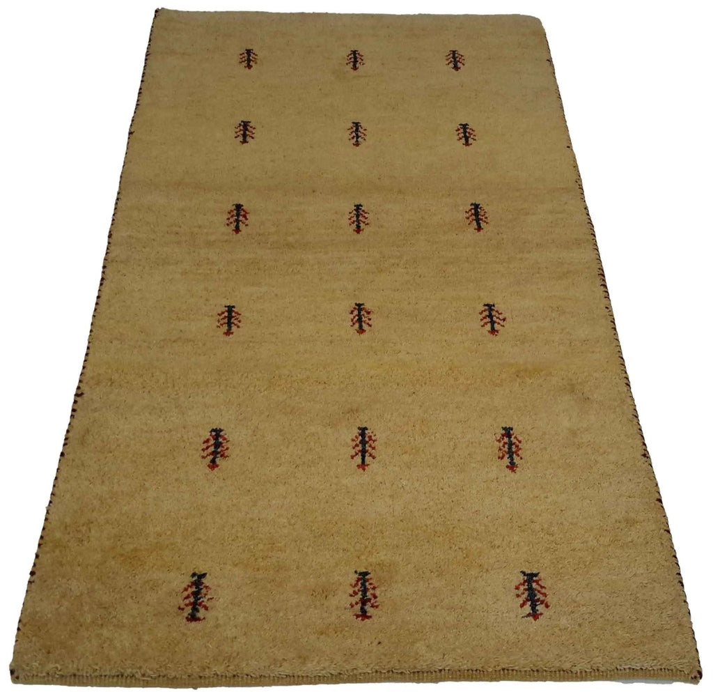 Canvello Hand Made Modern All Over Indo Gabbeh Rug - 2'11'' X 5'3''