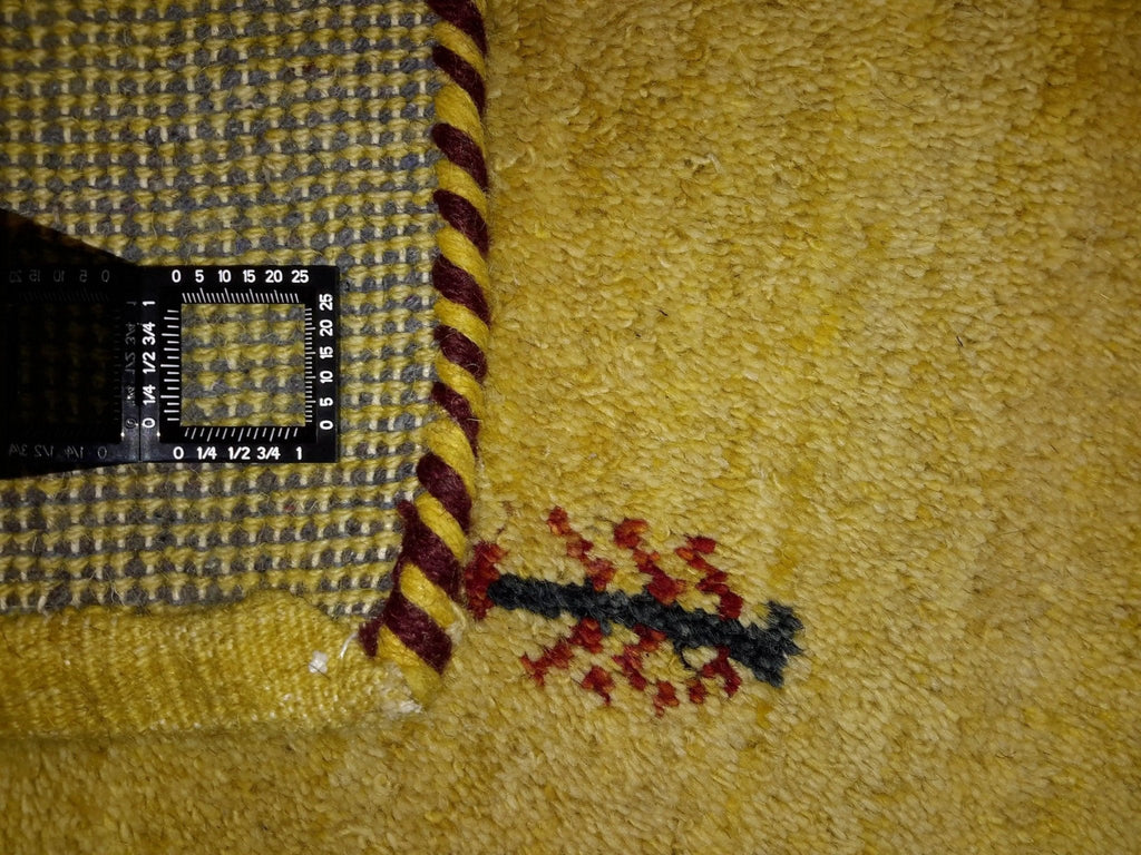 Canvello Hand Made Modern All Over Indo Gabbeh Rug - 2'11'' X 5'3''