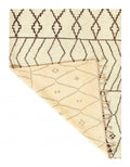 Canvello Ivory Fine Hand Knotted Moroccon 5'5'' X 7'3''