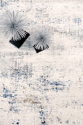 Canvello Light Grey Fabric Area Rug- 2' X 3'